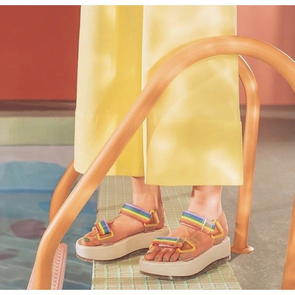 Melissa Papete Platform Rider Sandals rainbow - Picture 10 of 10